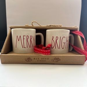 Rae Dunn Merry and Bright Christmas 🤶🏼 Ornaments 🧑🏼‍🎄